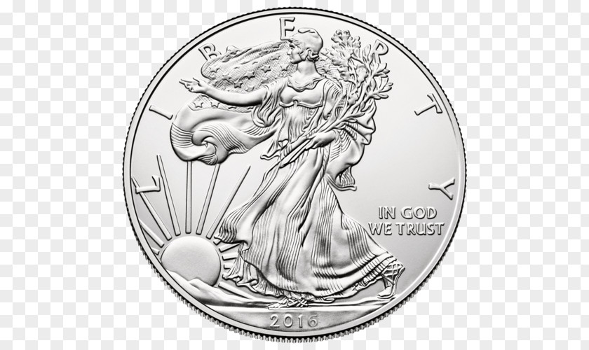 Bitcoin Silver West Point Mint United States American Eagle Bullion Coin PNG