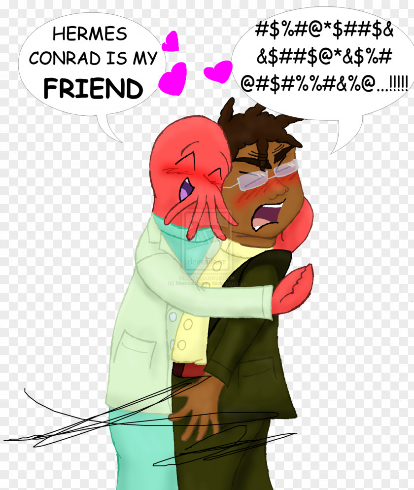 Hermes Conrad Zoidberg Philip J. Fry Bender Leela PNG