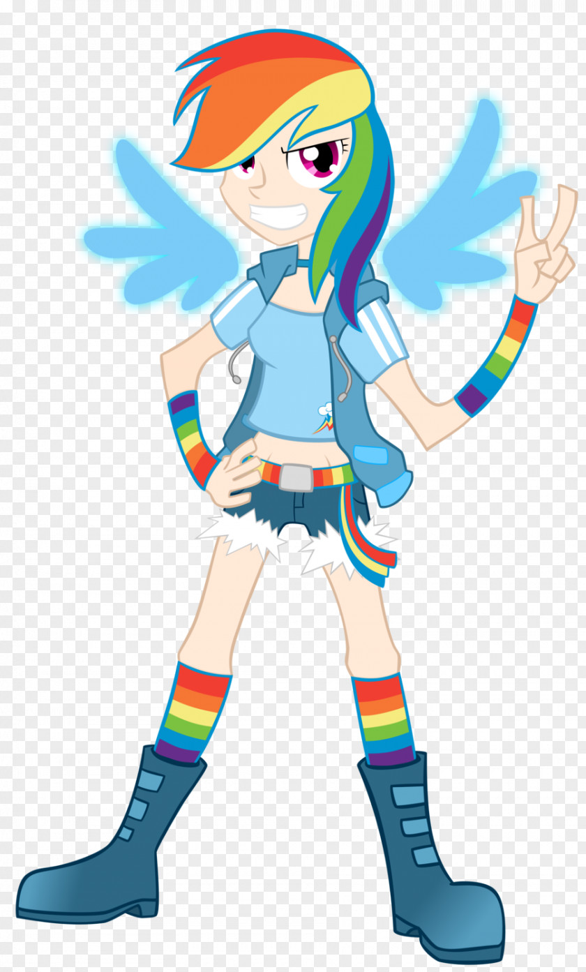 Human Rainbow Dash Pinkie Pie Applejack My Little Pony PNG
