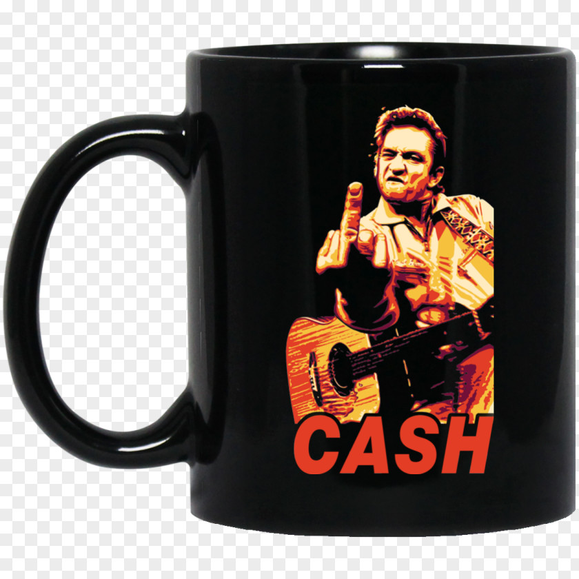 Johnny Cash Mug T-shirt Hoodie Coffee Cup PNG