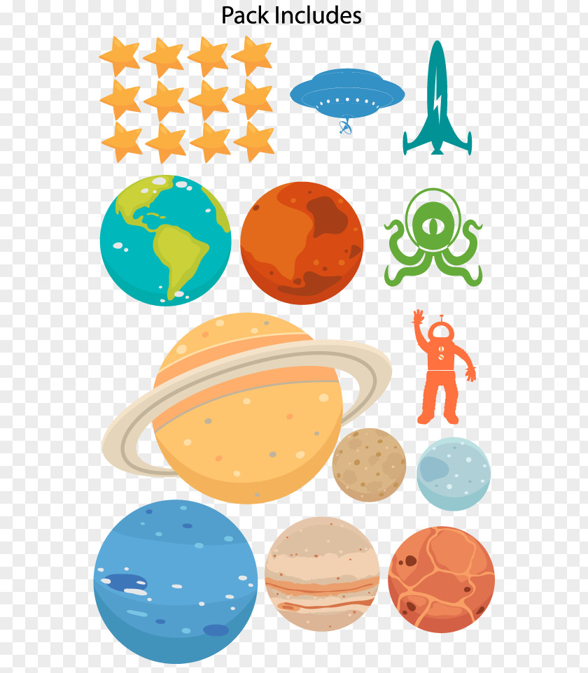 Outer Space Wall Decal Polyvinyl Chloride Room PNG