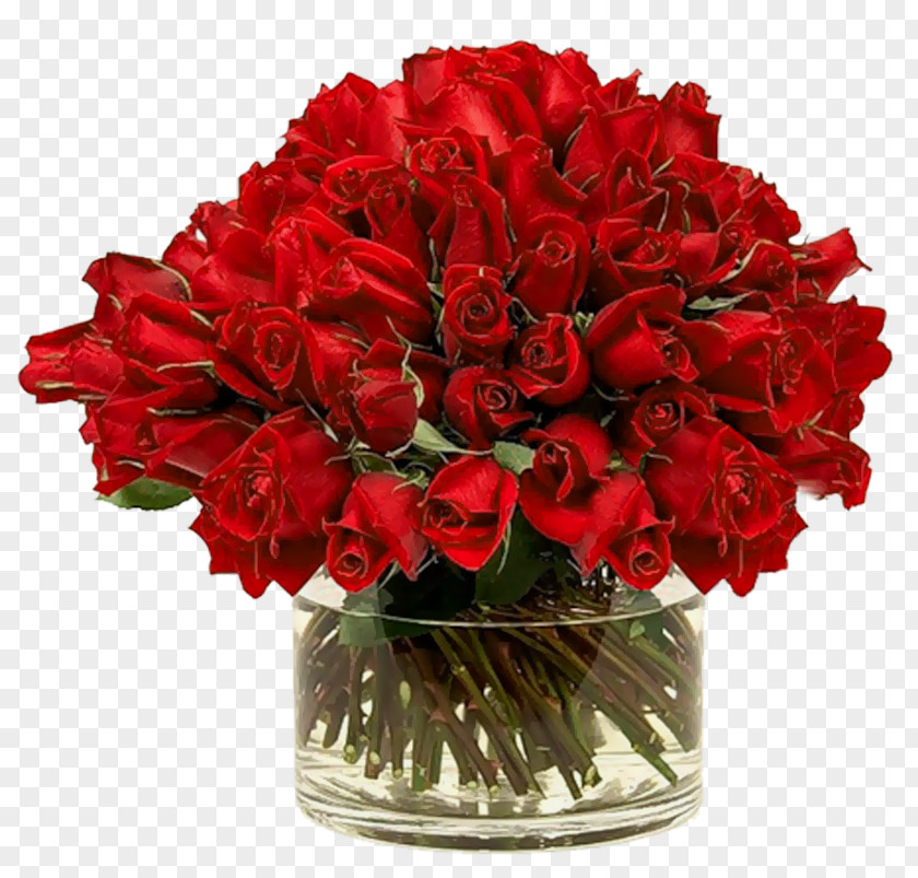 Transparent Red Roses In Vase Rose Clip Art PNG