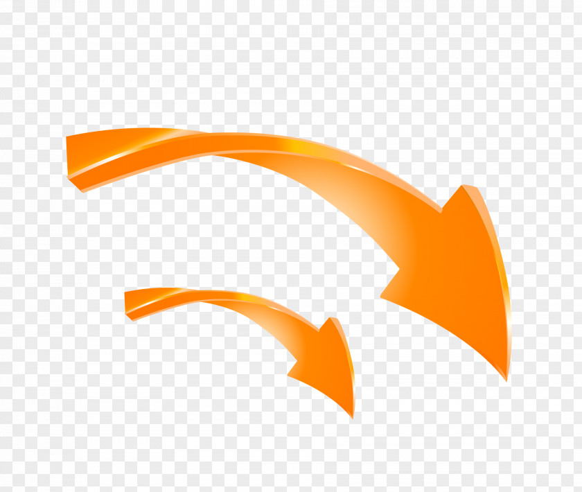 Yellow Arrow Vector Euclidean PNG