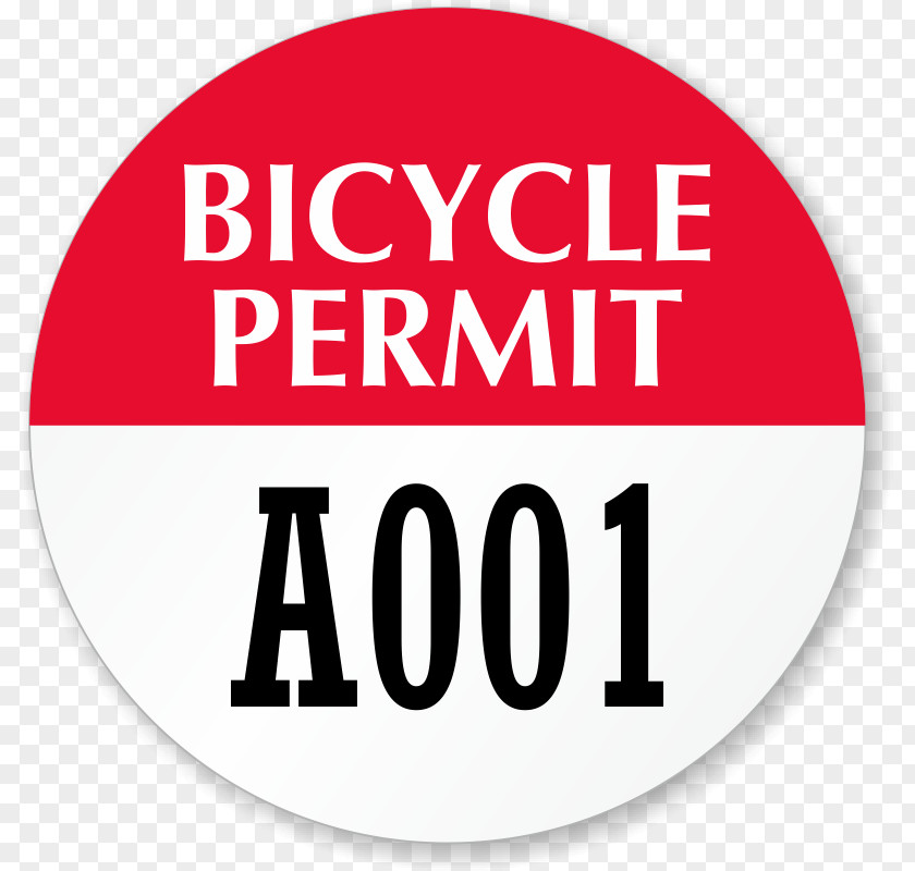 Bicycle Sticker License Disabled Parking Permit PNG