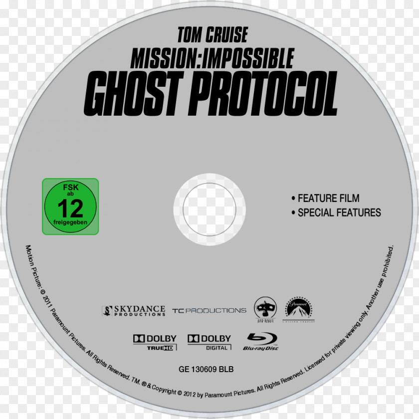 Blu-ray Disc Compact Mission: Impossible Film Television PNG