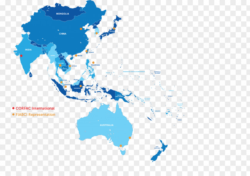 Map Asia-Pacific East Asia Vector PNG