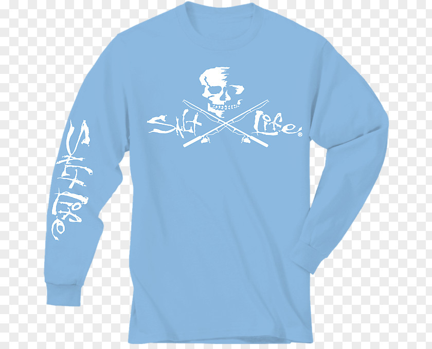 T-shirt Long-sleeved Clothing Salt Life Dive & Skull Small Flag PNG