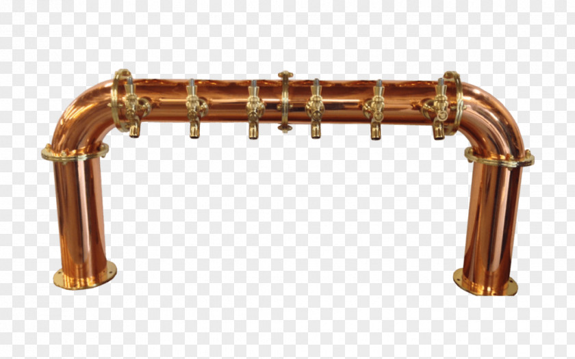 Beer Tower Copper Tap Draught PNG