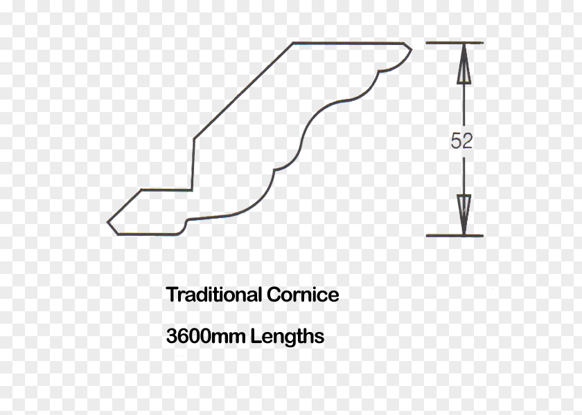 Cornice Angle Line Product Design PNG