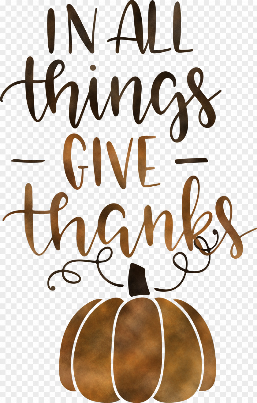 Give Thanks Thanksgiving PNG