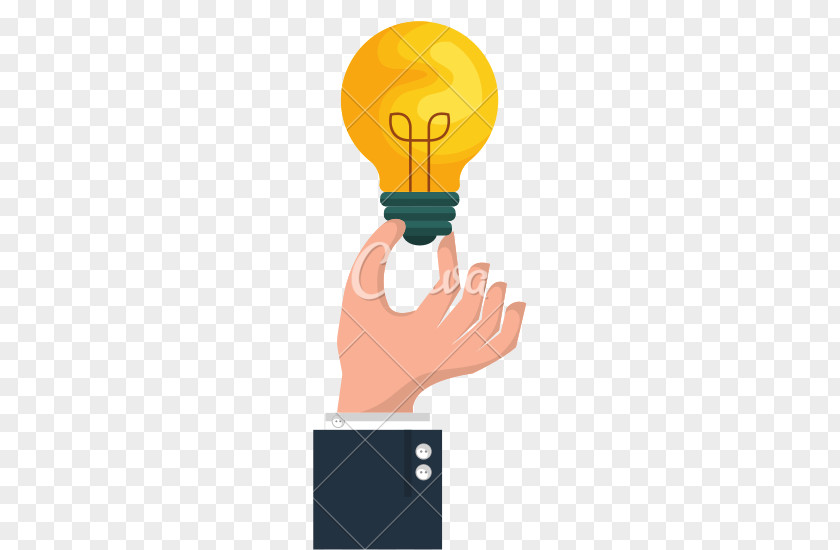 Hand Holding Incandescent Light Bulb Lamp PNG