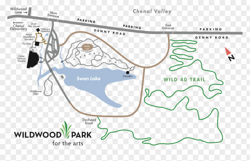 Park Trail Wildwood State Map For Performing PNG