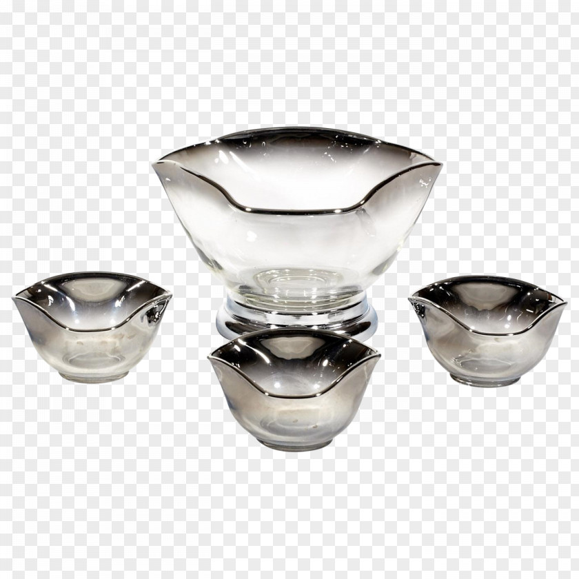 Silver Bowl Tableware PNG
