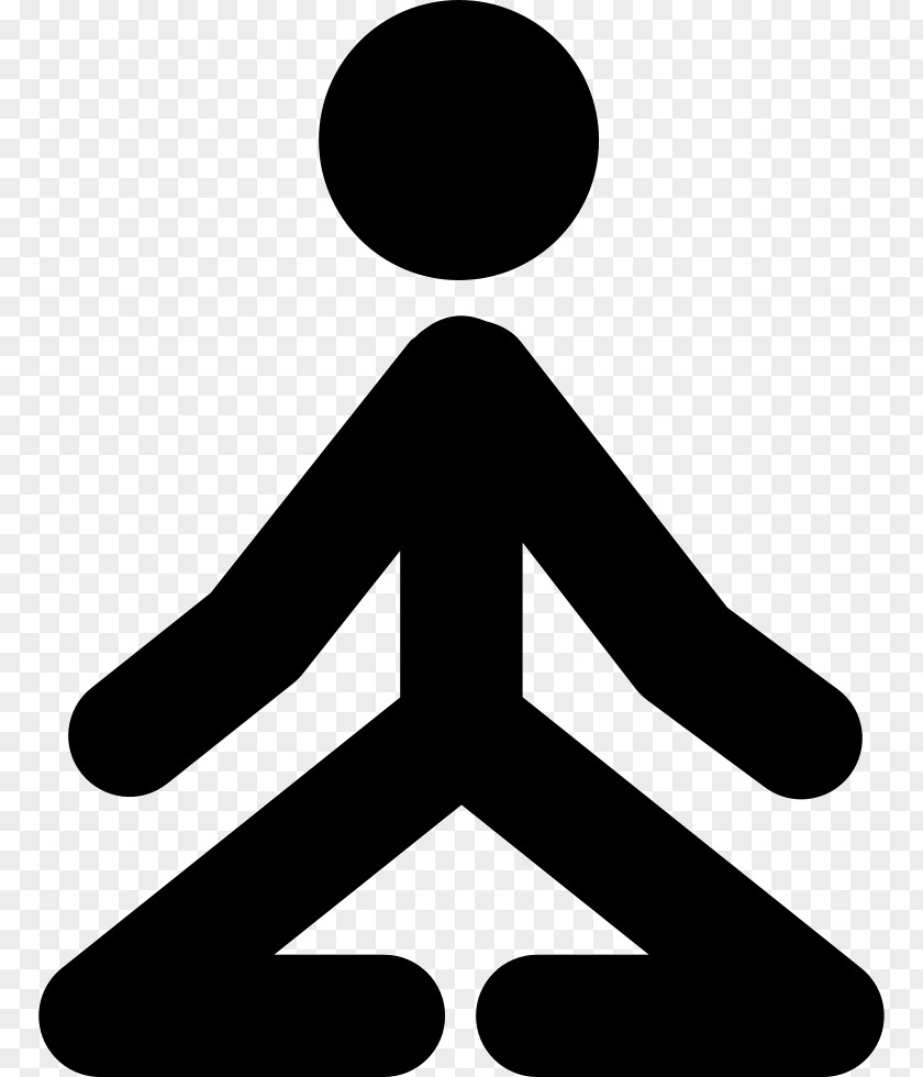 Yoga Stick Figure PNG