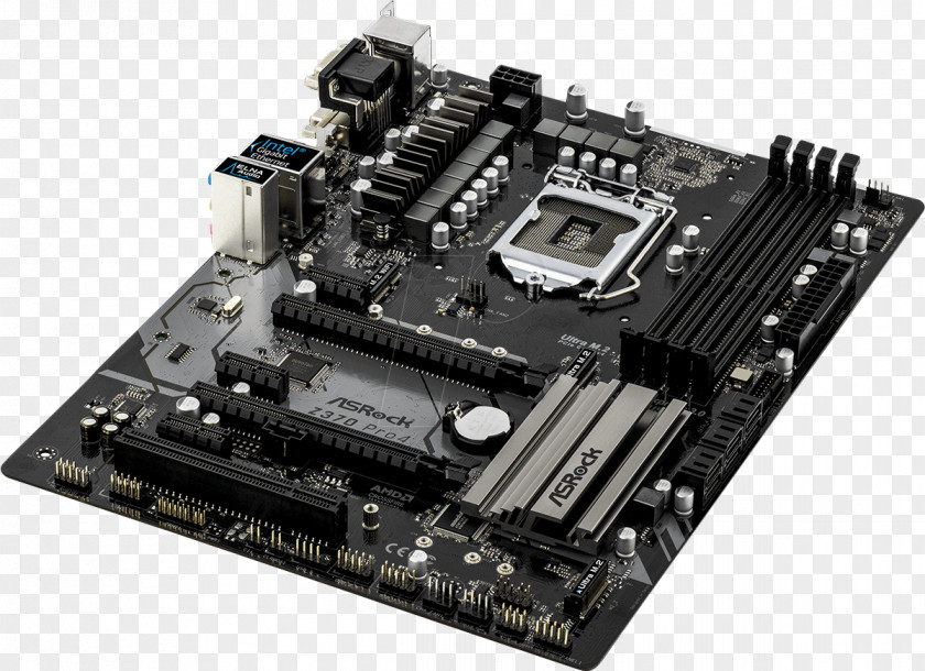 Intel LGA 1151 Motherboard ASRock Z370 EXTREME4 PNG