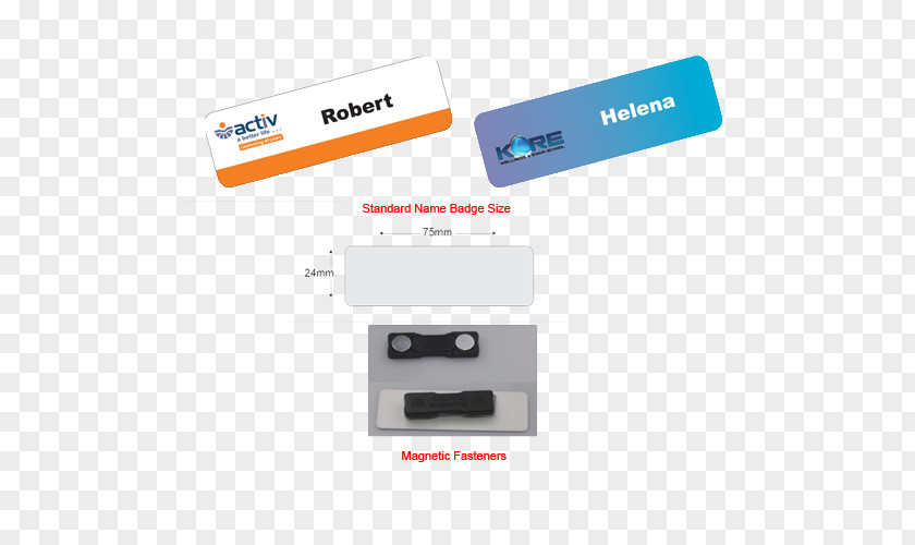 Poly Badge Name Tag Plastic PNG