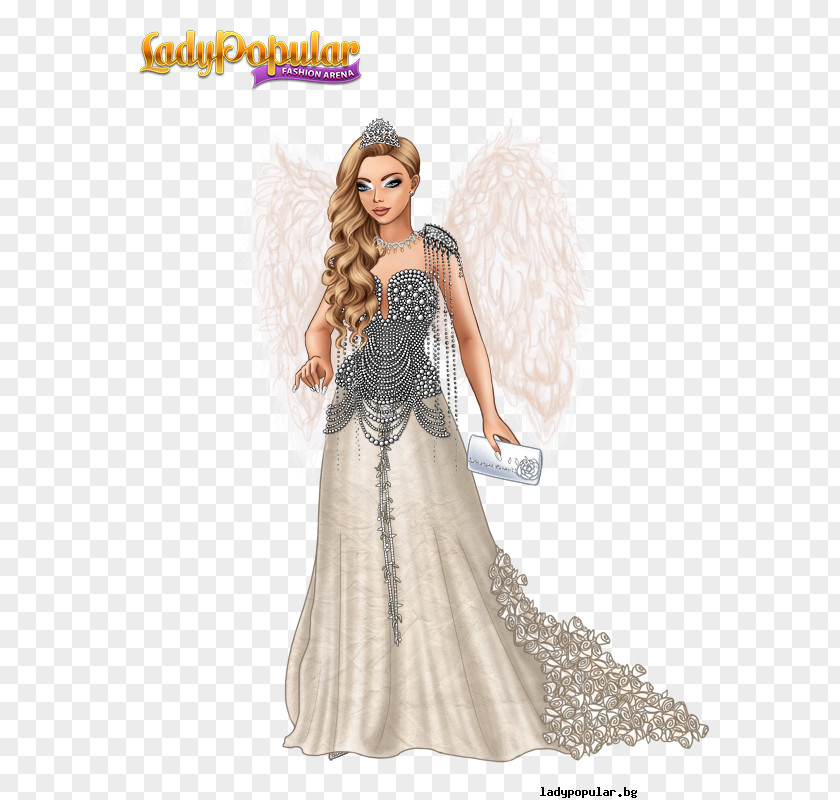 Sharpay Lady Popular Fashion Costume Design Video Game Gown PNG