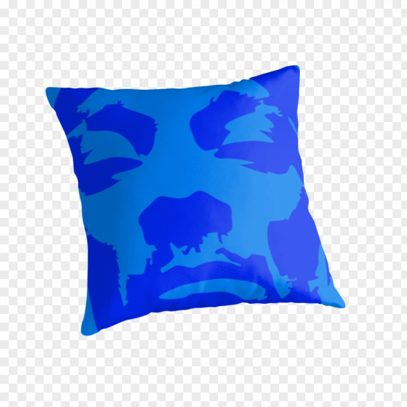 Snoop Dogg Cobalt Blue Aqua Throw Pillows Cushion PNG