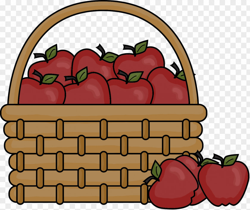 Apple Bucket Cliparts Basket Free Content Clip Art PNG