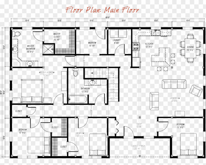 Indoor Floor Plan House Building PNG