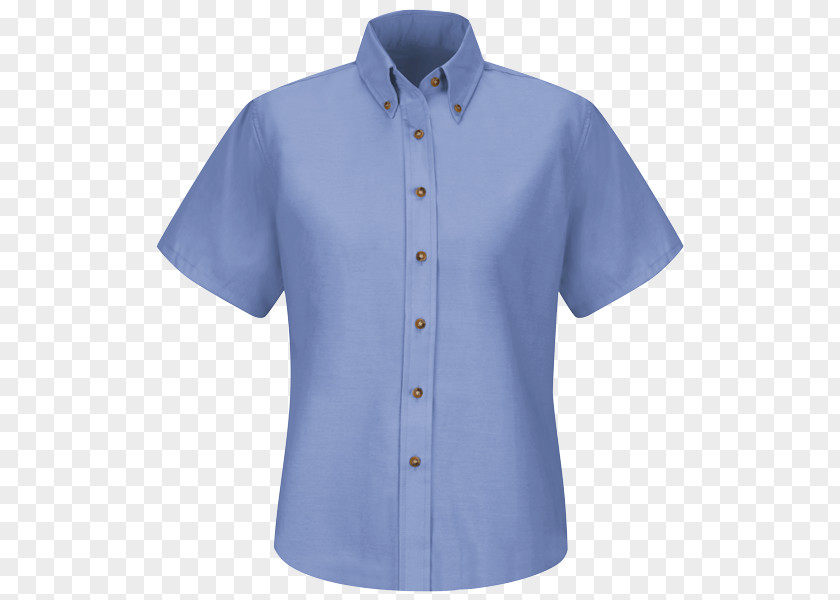 Short Sleeve Dress Shirt T-shirt Button PNG