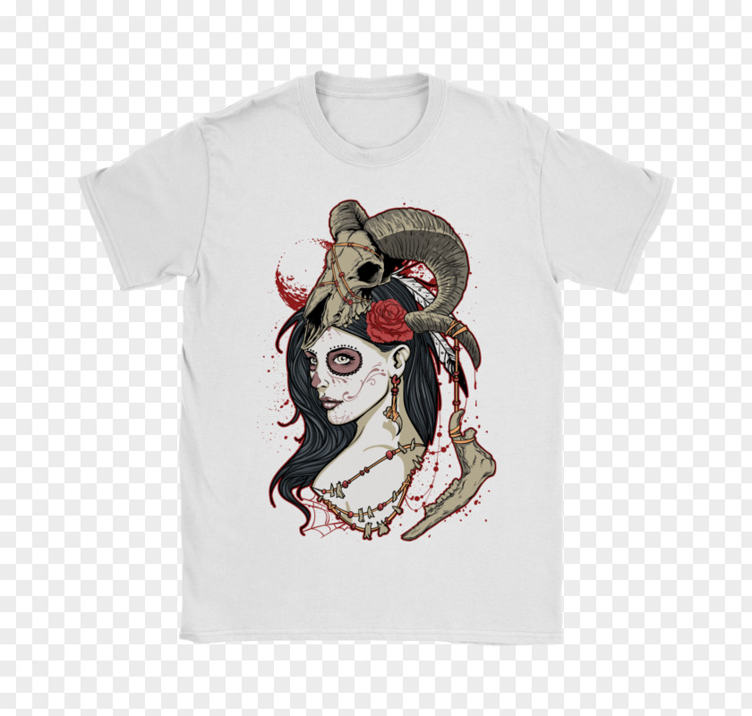 Skull Trend La Calavera Catrina T-shirt Day Of The Dead Paper PNG
