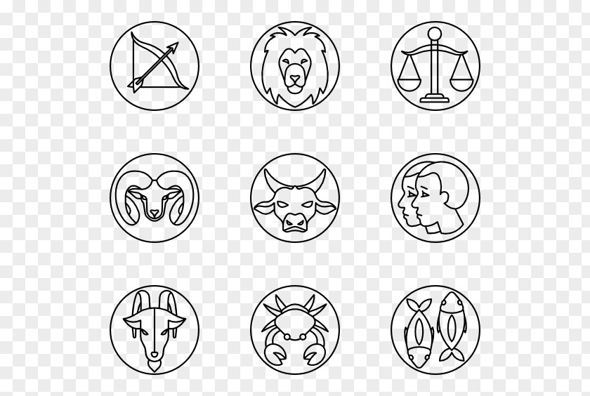 Zodiac Signs Symbol Astrological Sign PNG