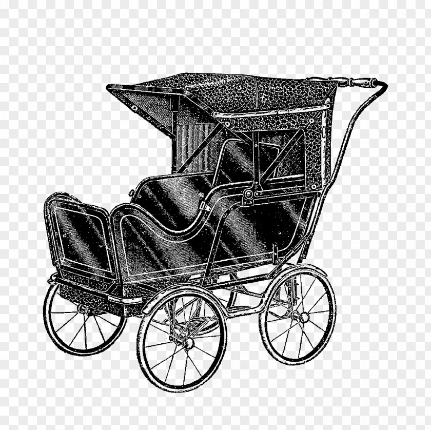 Carriage Baby Transport Wagon Clip Art PNG