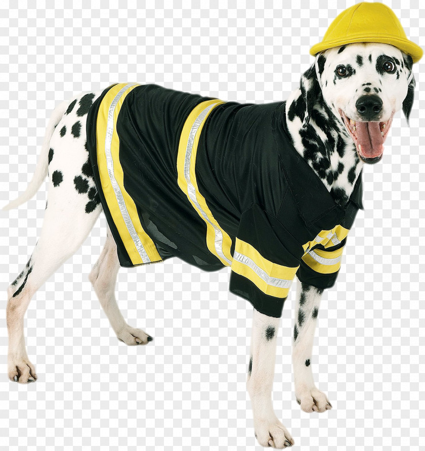 Firefighter Dog Halloween Costume Clothing PNG