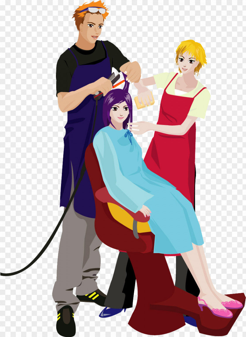 Hairdressing Hair Care Hairstyle Beauty Parlour Hairdresser Barber PNG