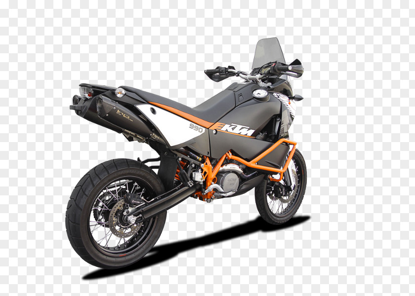 Motorcycle KTM 990 Adventure 950 Exhaust System PNG