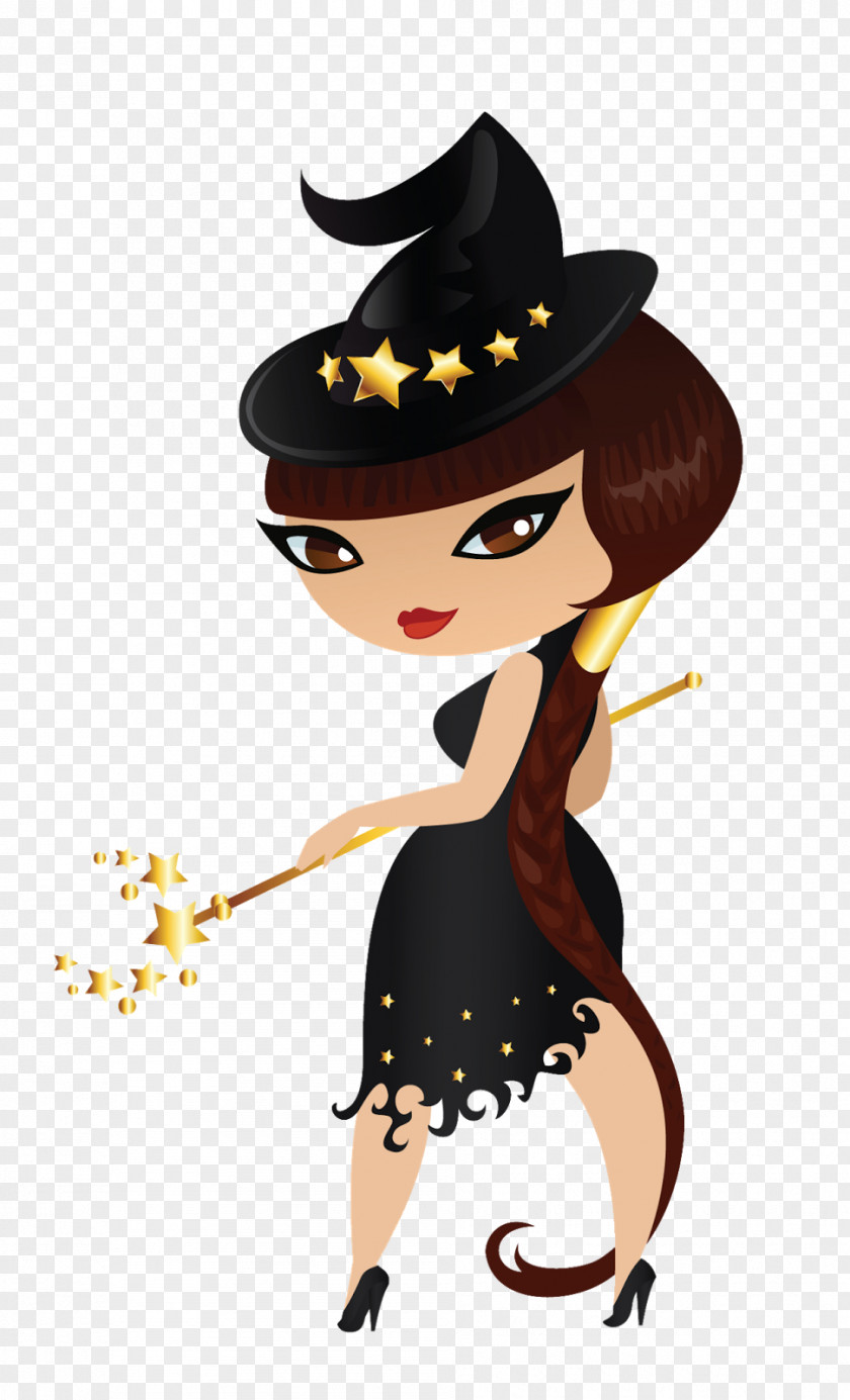 Reflexion Witch Illustrator Animaatio PNG