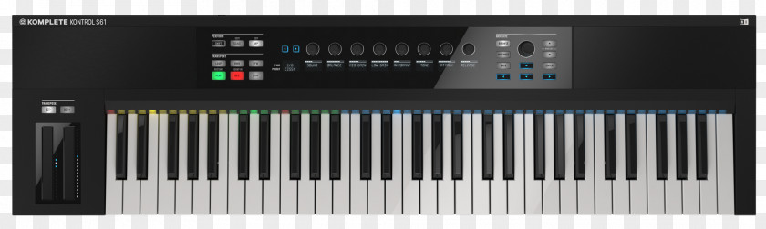 Yamaha Native Instruments MIDI Controllers Keyboard Musical PNG