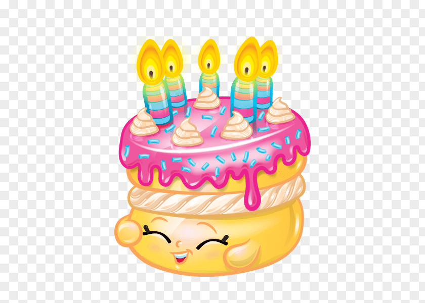 Birthday Cake Cupcake Shopkins Clip Art PNG