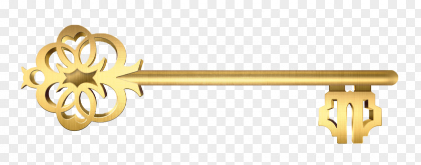 Gold Key Clip Art PNG