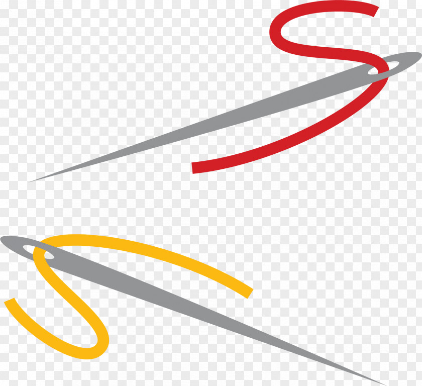 Hand-painted Embroidery Needle Sewing Needlework PNG