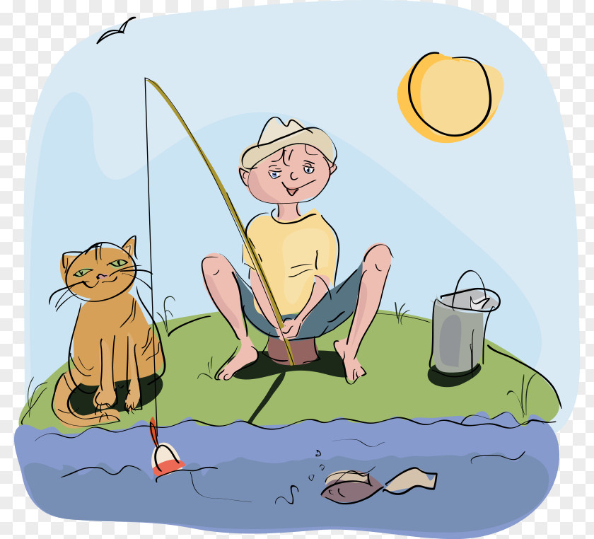 Lady Fishing Cliparts Clip Art PNG