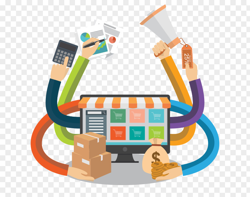 Marketing Online Marketplace Service E-commerce Advertising PNG