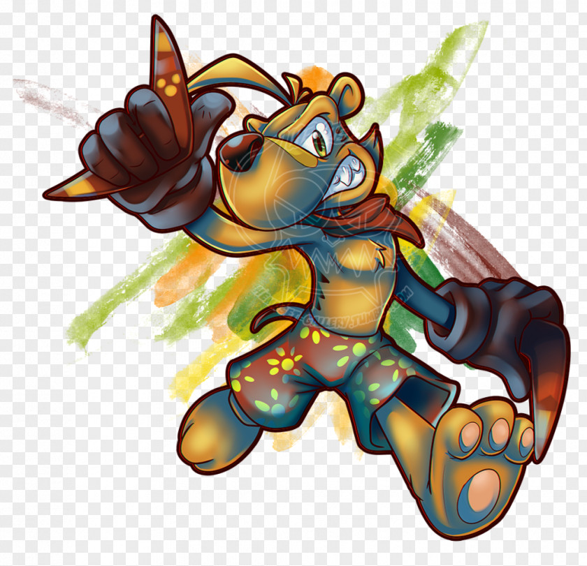 Ty The Tasmanian Tiger 2: Bush Rescue 4 Video Game Art PNG