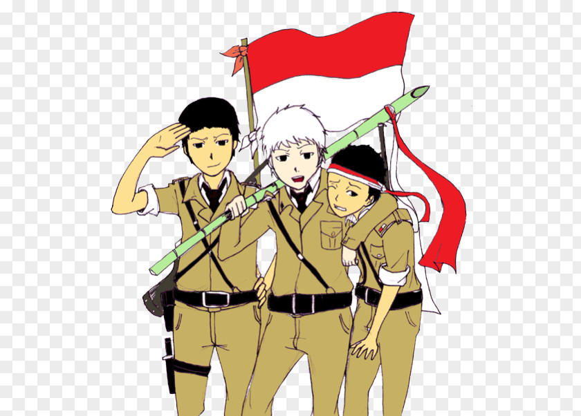 Animation Flag Of Indonesia Proclamation Indonesian Independence PNG
