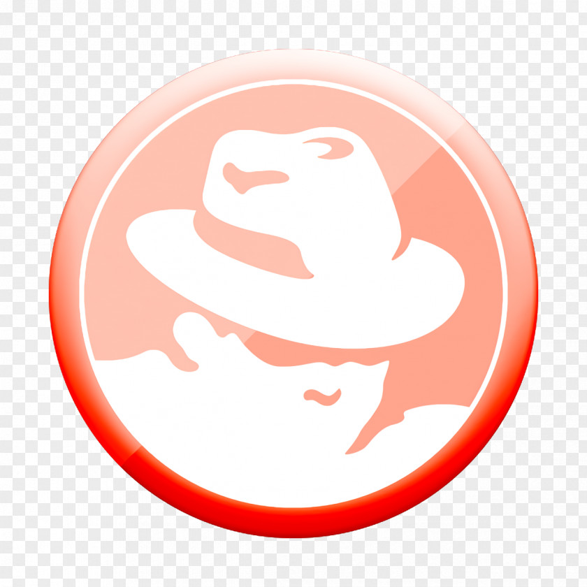 Hand Logo Redhat Icon PNG