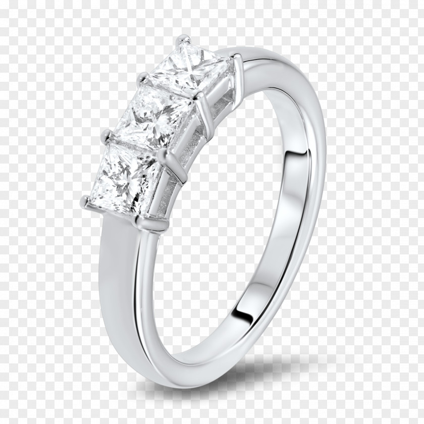 Ring Princess Cut Diamond Brilliant PNG