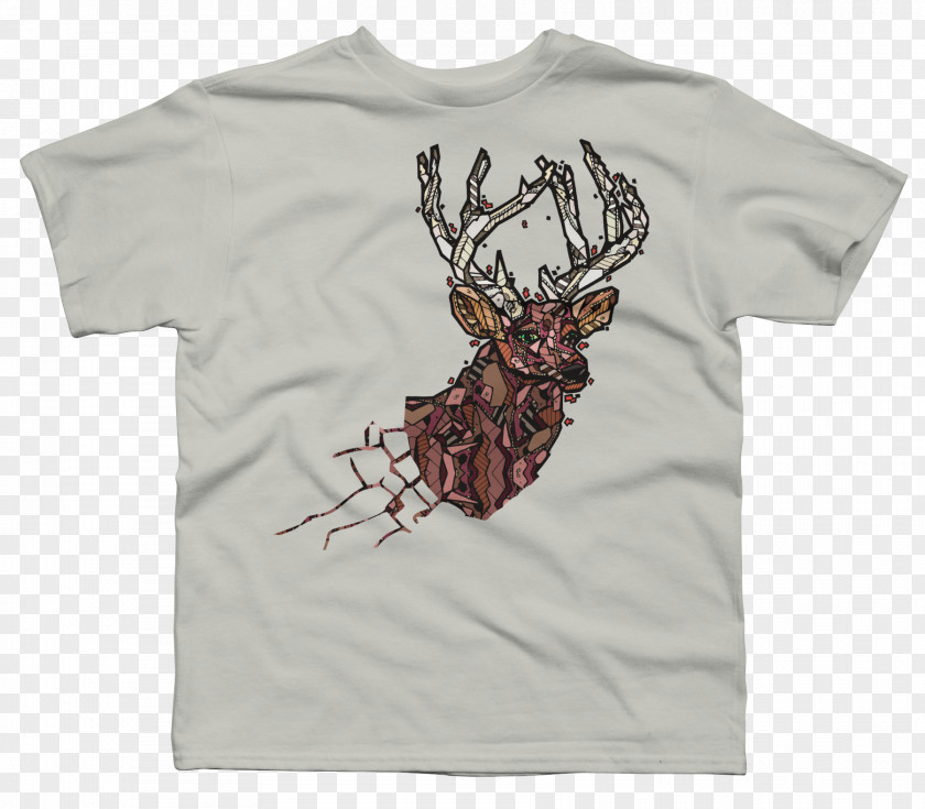T-shirt Reindeer Sleeve Font PNG