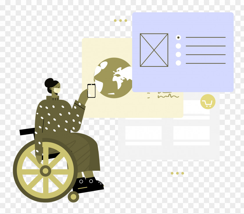 Wheel Chair People PNG