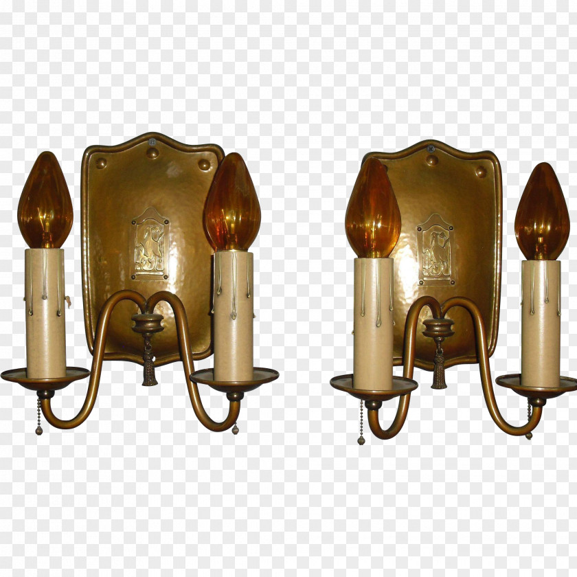 Brass Sconce 01504 PNG