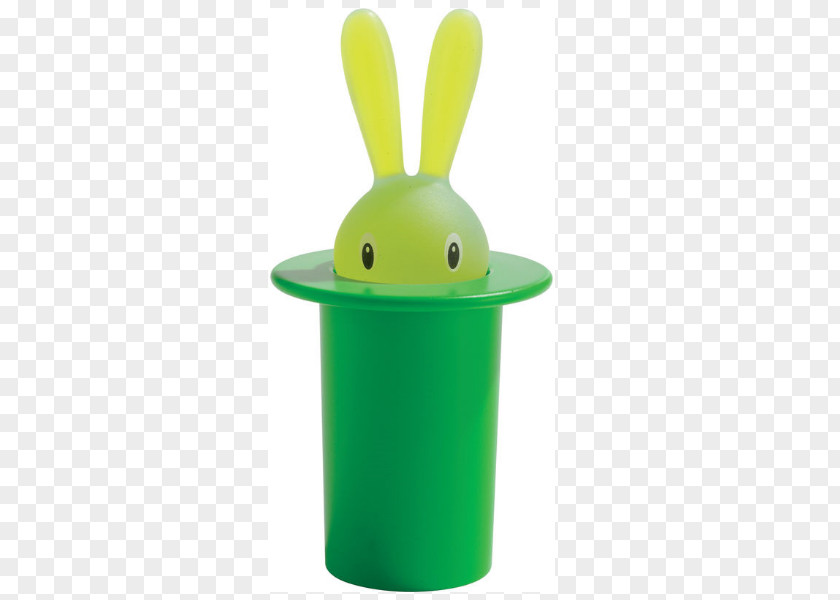 Design Alessi Toothpick Rabbit Green PNG