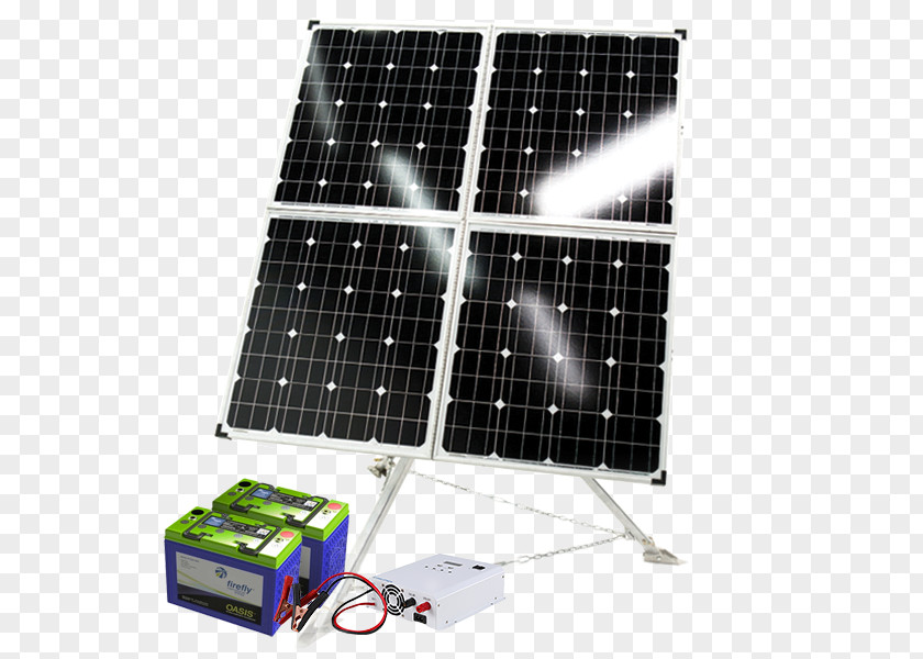 Energy Solar Power Battery Charger Electric Generator System PNG
