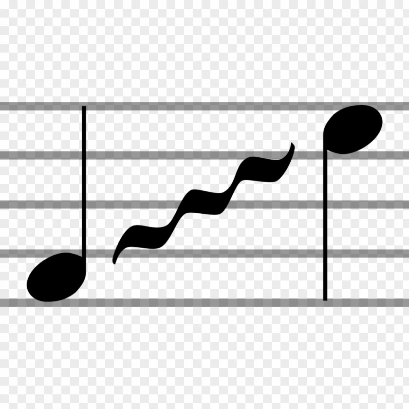 Musical Note Glissando Notation Portamento Theatre PNG
