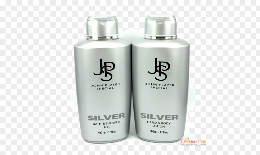 Perfume John Player Special Men's Fragrances Silver Geschenkset Bath & Shower Gel 500 Ml + Hand Bodylotion Deo Roll-On 50 1 Stk. JPS PNG