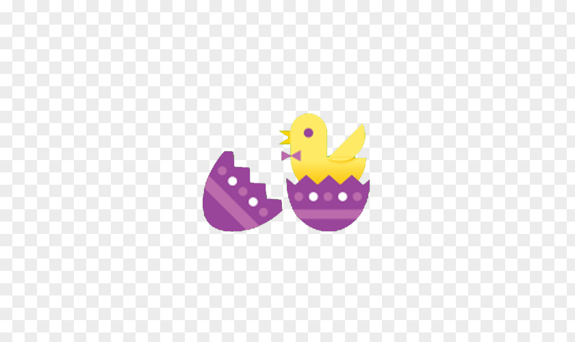 Purple Yellow Bird Eggs Clip Art PNG